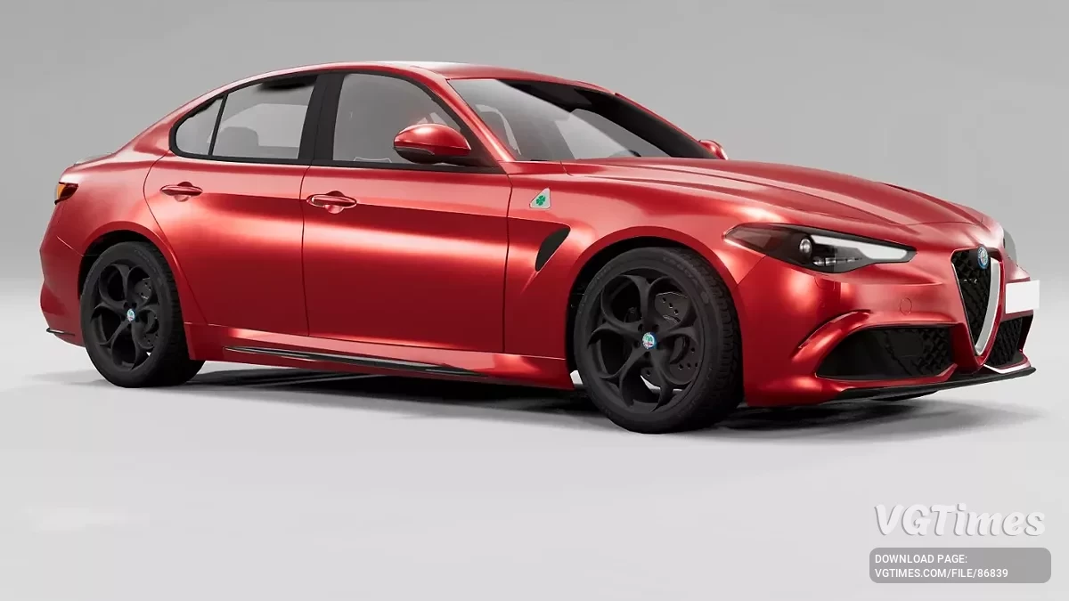 BeamNG.drive — Alfa Romeo Giulia revamp (0.36.x)