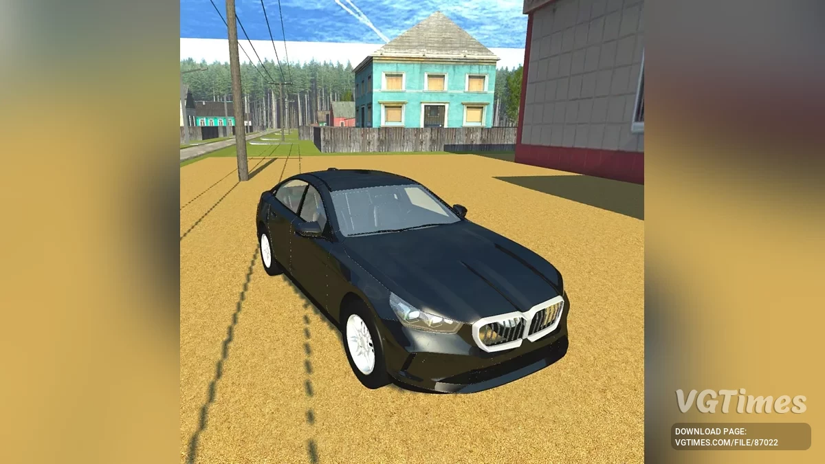 Simple Car Crash Physics Sim — BMW M5 G60 2024