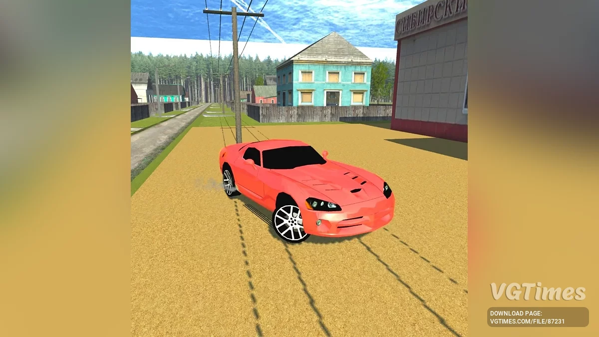Simple Car Crash Physics Sim — Dodge Viper