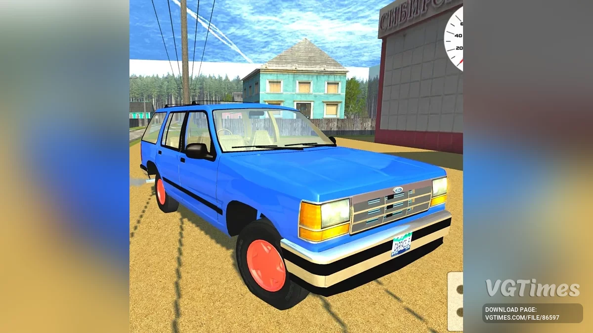 Simple Car Crash Physics Sim — Ford Explorer 1991
