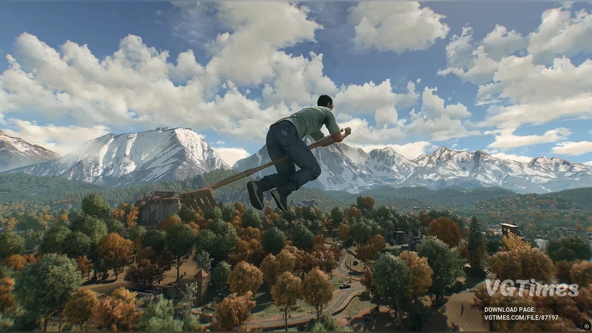 Dying Light: The Beast — Полет на метле