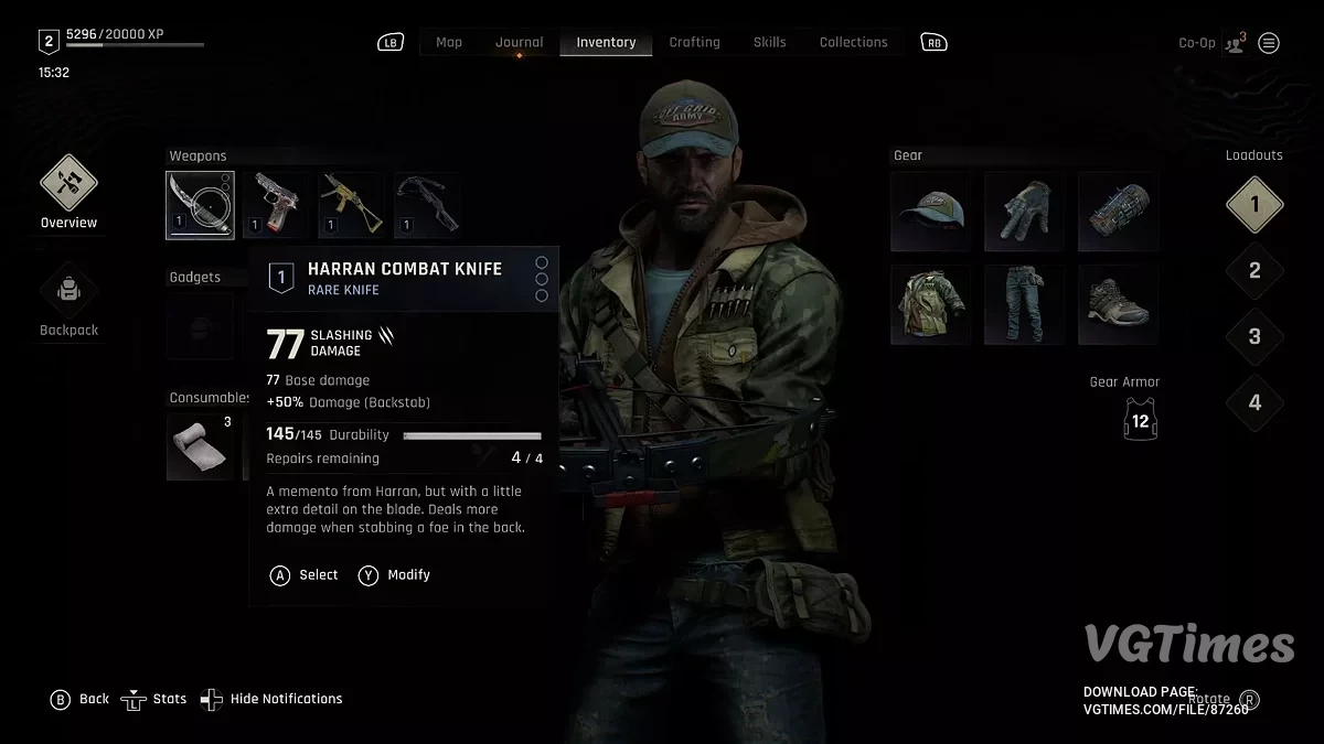 Dying Light: The Beast — Разблокирование слотов для оружия