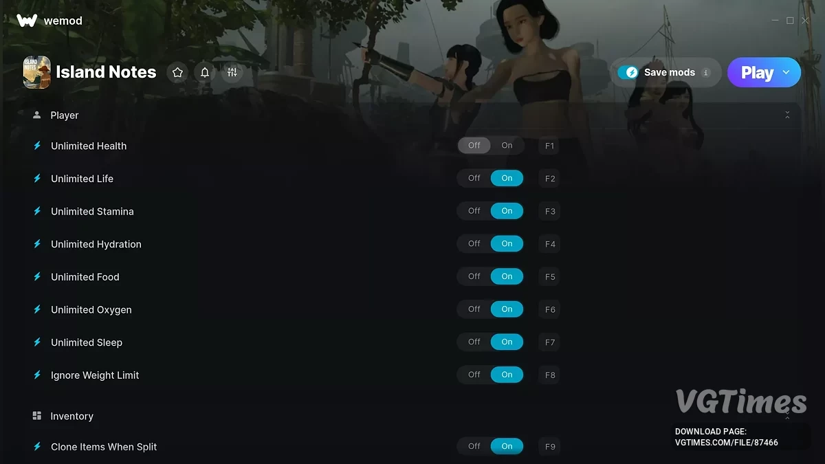 Island Notes — Трейнер (+11)