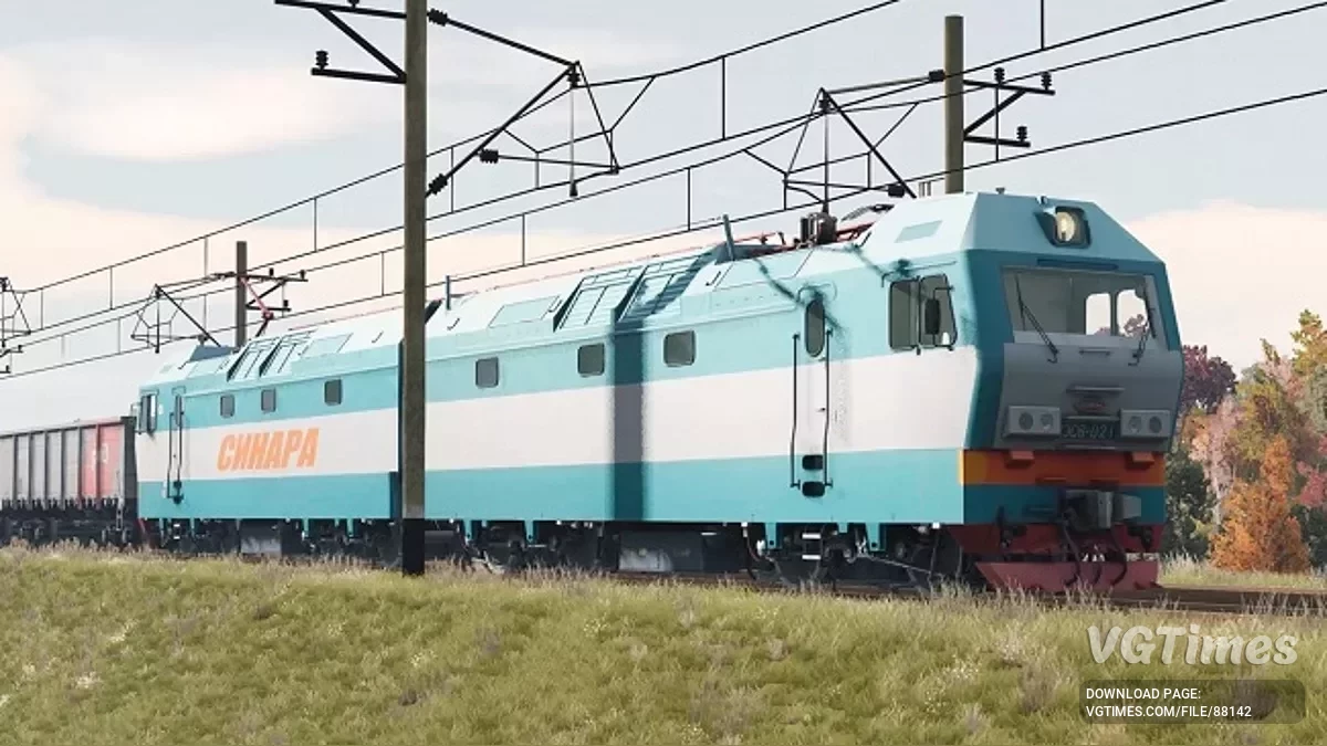 BeamNG.drive — Электровоз 2ЕС6 v3.0 (0.37.x)