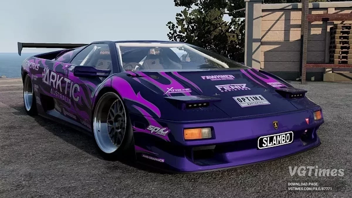 BeamNG.drive — Lamborghini Diablo v1.1 (0.37.x)