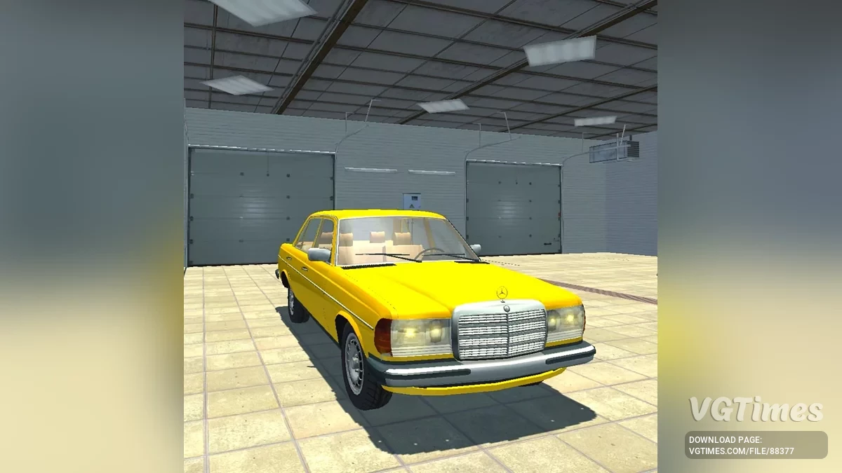 Not Simple Car Crash — Mercedes-Benz 230D W123