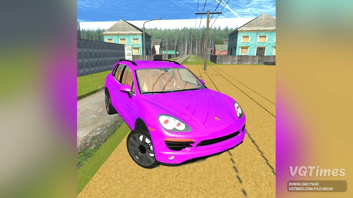 Simple Car Crash Physics Sim — Porsche Cayenne 958 2010