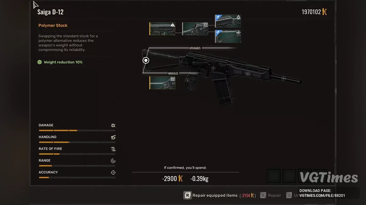 S.T.A.L.K.E.R. 2: Heart of Chornobyl — Улучшение оружия у любого техника