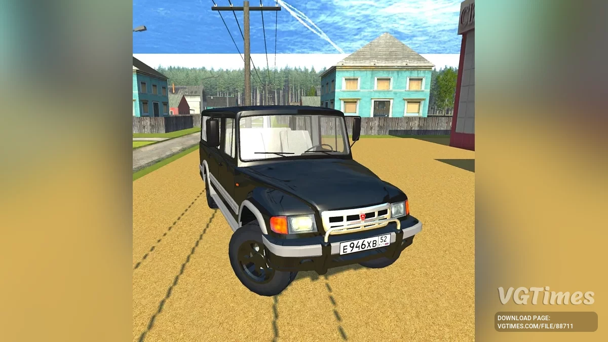 Simple Car Crash Physics Sim — ГАЗ 2308 "Атаман"