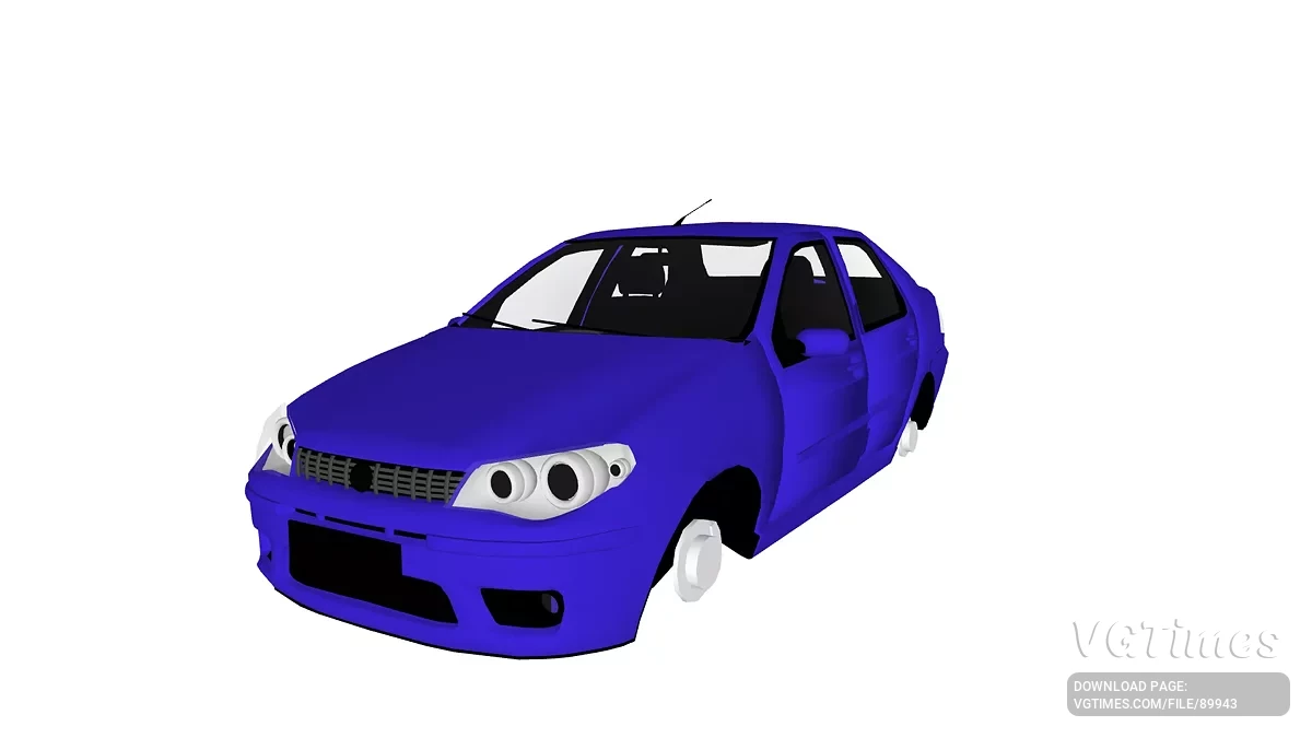 Simple Car Crash Physics Sim — Fiat Albea