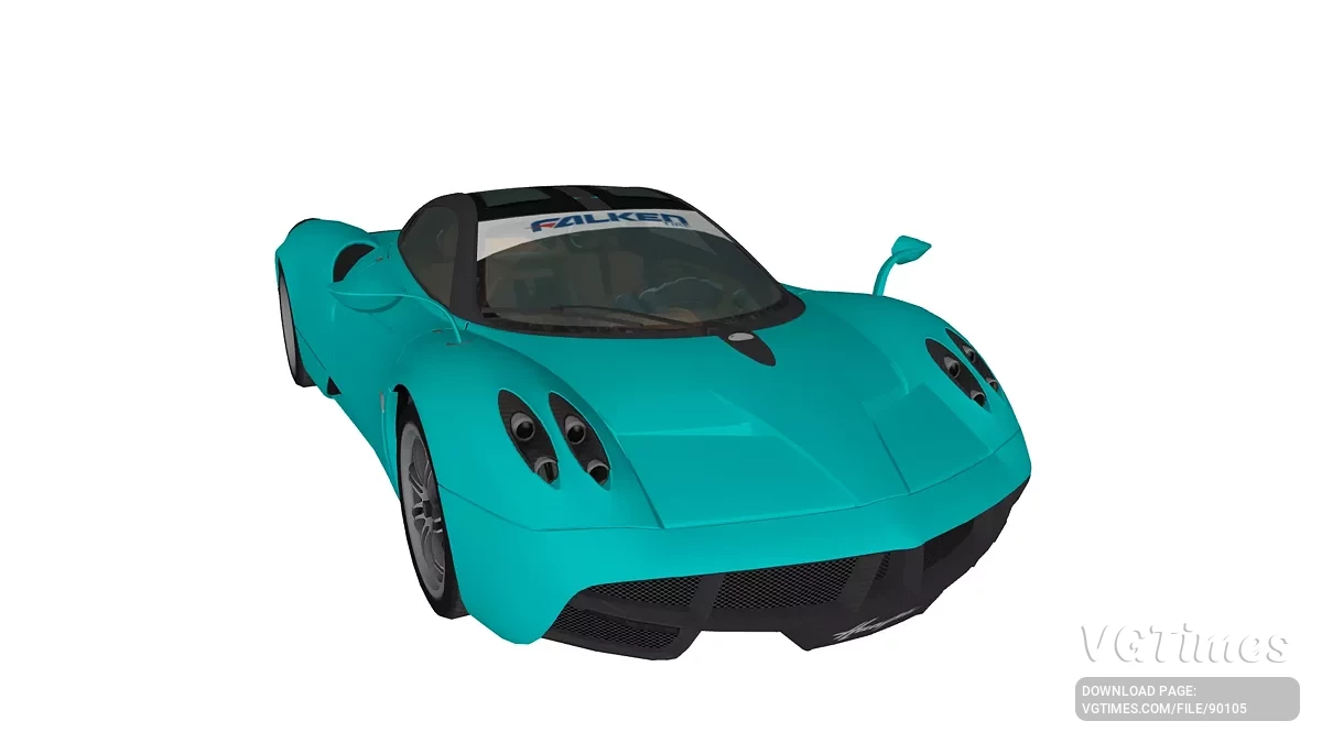 Simple Car Crash Physics Sim — Pagani Huayra