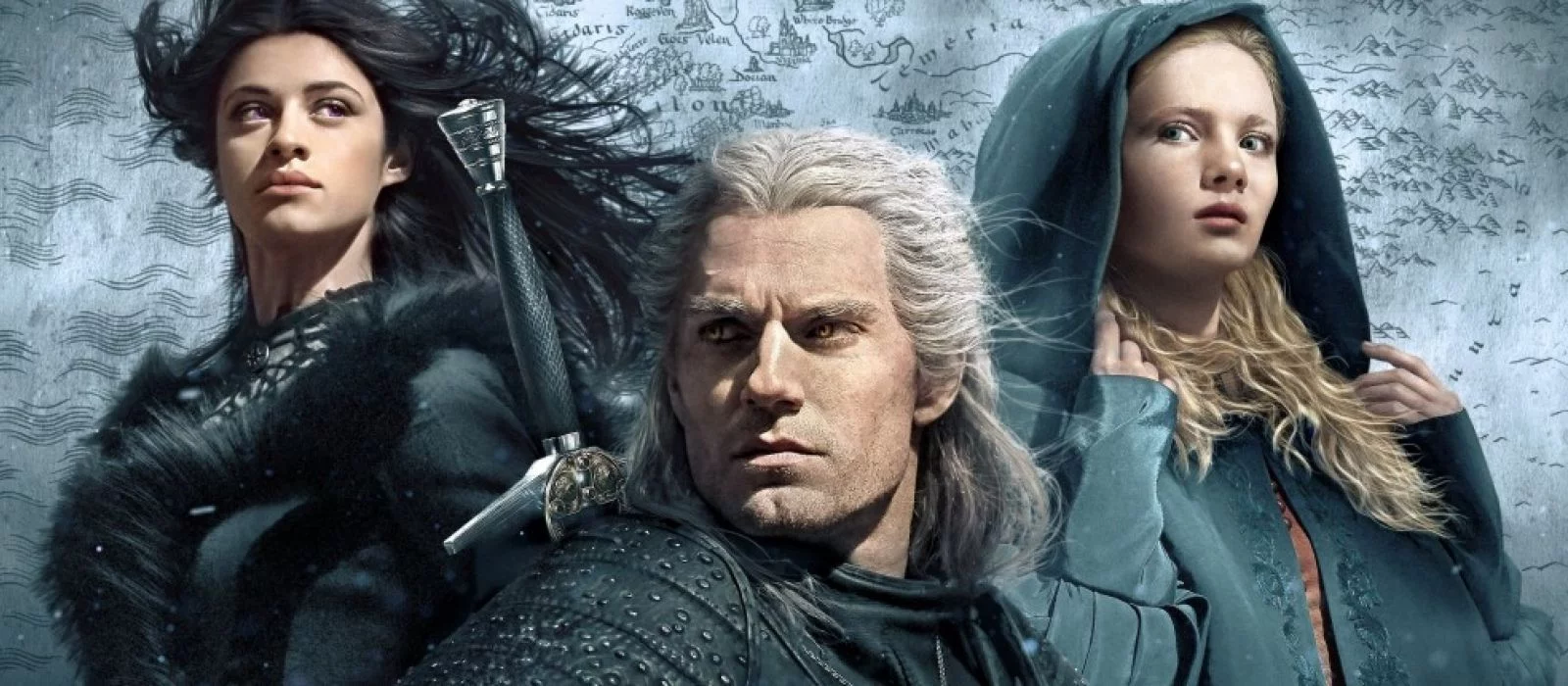 Netflix выпустил постер «Ведьмака» и карту Континента. До премьеры остался ровно месяц