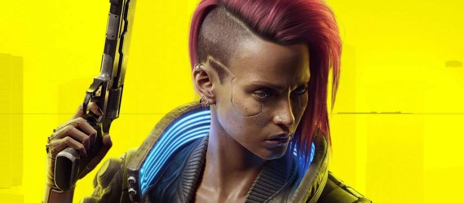 Разработчики Cyberpunk 2077 представили ключевой арт с главной героиней для двусторонней обложки