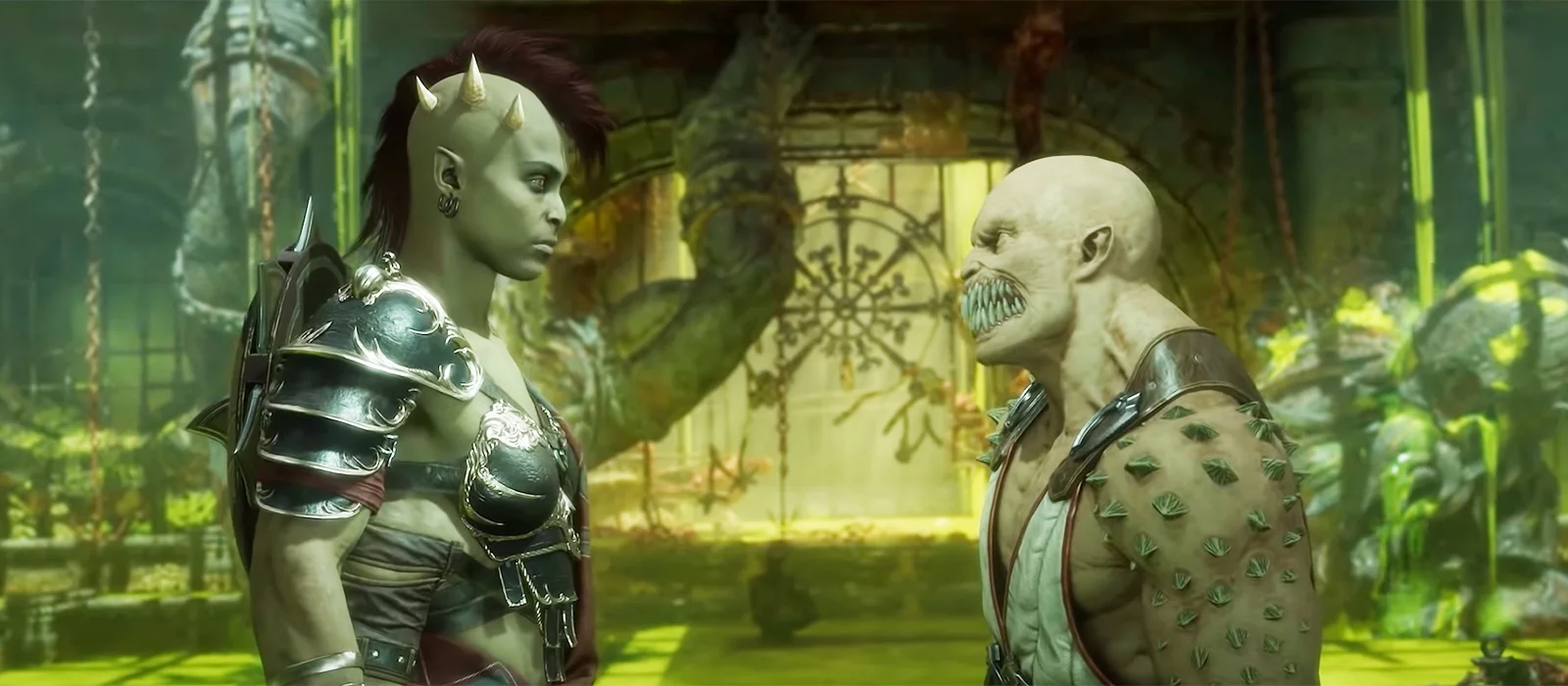 Культовые персонажи из Mortal Kombat 11 устроили драку — кусочек сюжета из нового DLC