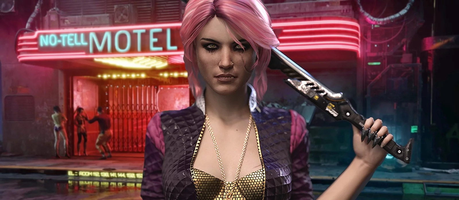 Цири из The Witcher 3 стала уличной королевой Cyberpunk 2077 на фанатском арте