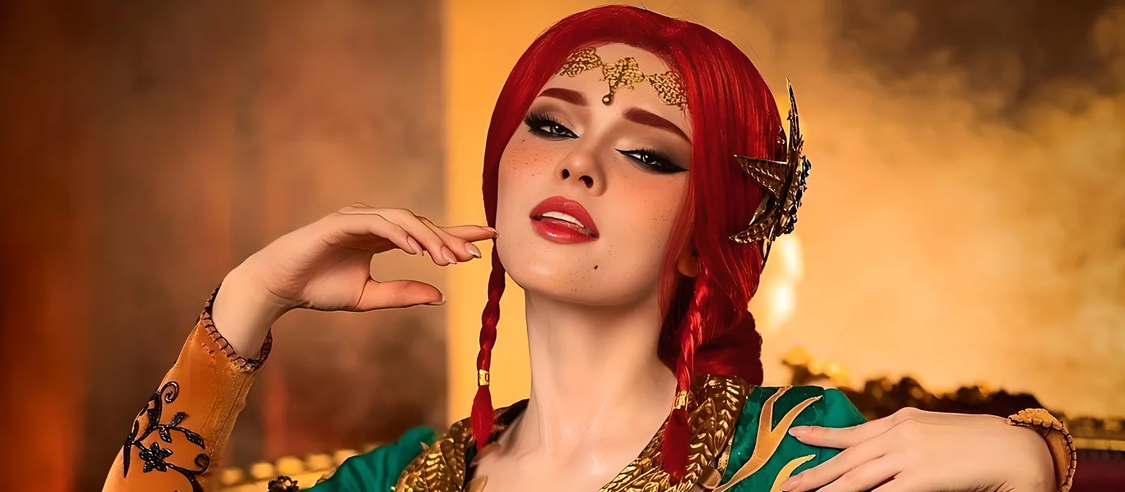 Трисс из «Ведьмака» примеряет соблазнительный наряд, а Соня Блейд из Mortal Kombat готовится к драке. Лучший косплей на VGTimes