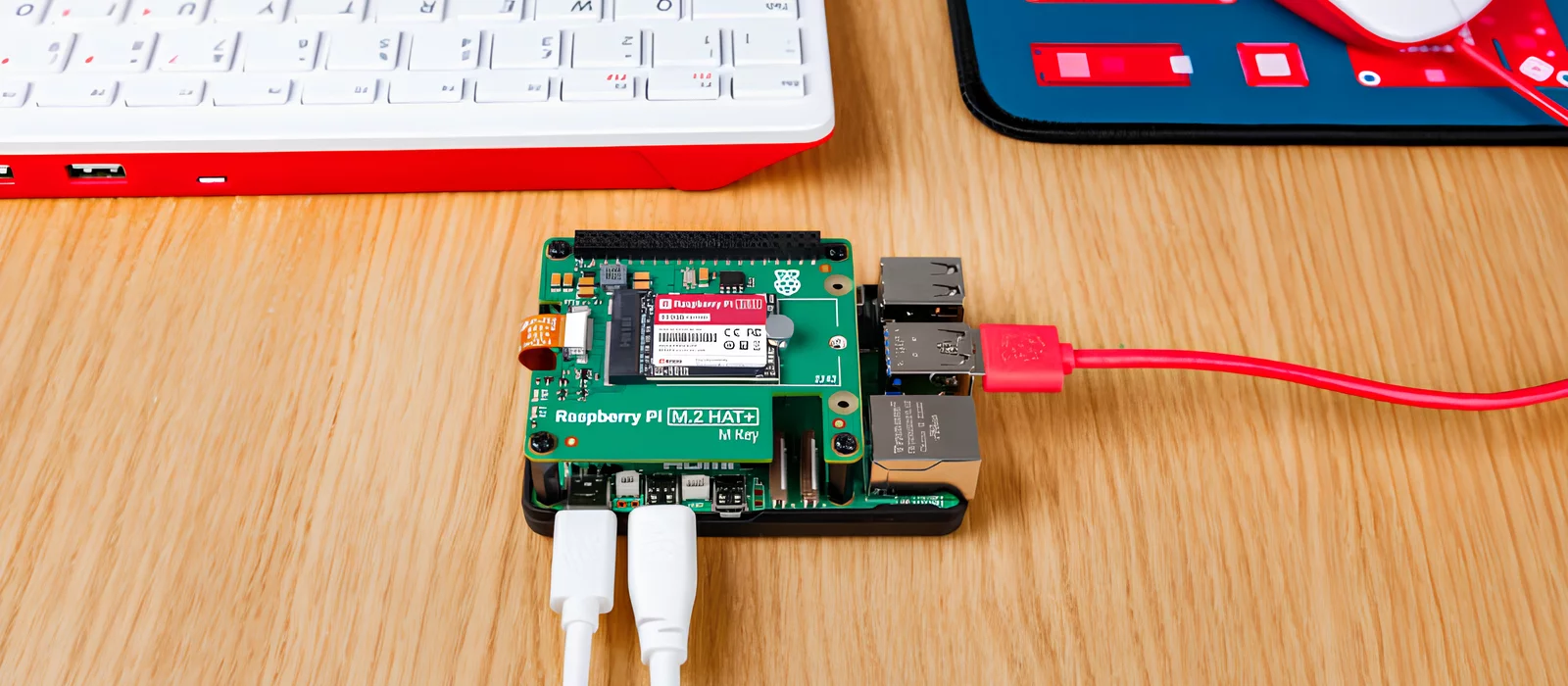 Представлены SSD для Raspberry Pi 5 с поддержкой PCIe 3.0 и новым адаптером M.2 HAT+
